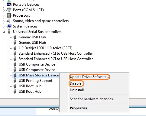 Mass storage controller driver sony